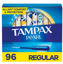 Tampones Tampax Pearl Regular sin perfume, 96 unidades.