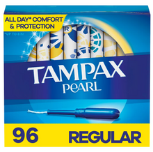 Tampones Tampax Pearl Regular sin perfume, 96 unidades.