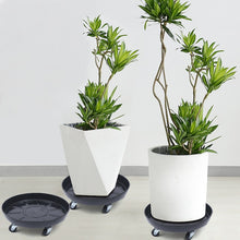CNCEST 14.17-in L x 14.17-in D x 3.94-in H Black 3 Pieces Included Plant Caddy