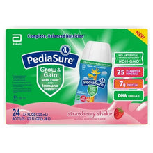 Pediasure Nutritional Grow & Gain Shake with Fiber, Strawberry (7.4 Fl. Oz., 24 Pk.)