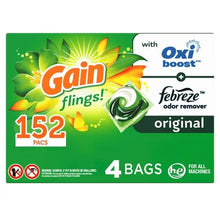 Gain Flings! Liquid Laundry Detergent Pacs, Original Scent (152 Ct.) - Brands For Less USA