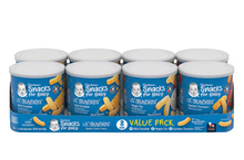 Paquete variado de snacks Gerber Baby Snacks Lil Crunchies, 8 unidades/1.48 oz.