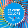 Paper Mate Flair Felt Tip Pens, #1 Teacher Choice, Medium Point (0.7mm), Black, 2 Count