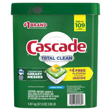 Cascade Total Clean Actionpacs, Dishwasher Detergent Pacs, Fresh Scent (105 Ct.) - Brands For Less USA