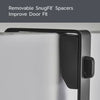 Better Homes & Gardens SnugFit Over-the-Door Hook Rack – 3 Double Hooks, Matte Black Steel