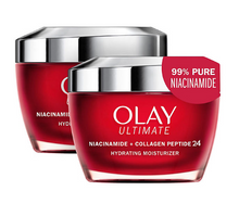 Olay Ultimate Niacinamide + Collagen Peptide 24 Hidratante, 1.7 oz., paquete de 2.