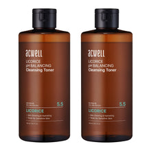 ACWELL Licorice pH Balancing Cleansing Toner, 10.14 fl oz, 2-pack