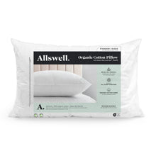 Allswell Organic Cotton Down-like Bed Pillow, Standard/Queen