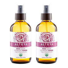 Tónico de agua de rosas búlgara Alteya Organics, 237 ml (8 oz líq.), paquete de 2