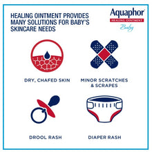 Pomada curativa Aquaphor Baby, cuidado de la piel del bebé y dermatitis del pañal, tamaño de viaje