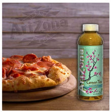 Té verde AriZona con ginseng y miel 16 onzas líquidas, paquete de 24.