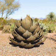 Artichoke Agave Sculpture by Desert Steel