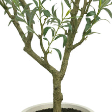 Artificial 6.5’ Olive Tree with French Planter