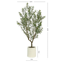 Artificial 6.5’ Olive Tree with French Planter