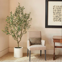 Artificial 6.5’ Olive Tree with French Planter