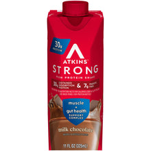 Batido proteico Atkins sabor chocolate con leche, 15 g de proteína, 15 unidades/311 ml.