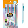 BIC Xtra Smooth Pastel Mechanical Pencils, No. 2, Back to School, 0.7 mm, 24-Count