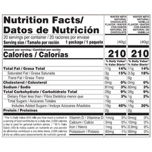 Tarrina de obleas Bauducco, paquete de 20 unidades.