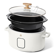 Beautiful 6 Qt Programmable Slow Cooker, White Icing by Drew Barrymore