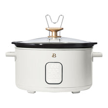 Beautiful 6 Qt Programmable Slow Cooker, White Icing by Drew Barrymore