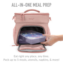 Bolsa Bentgo Prep Deluxe y juego de recipientes para preparar comidas Bentgo de 60 piezas