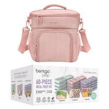 Bolsa Bentgo Prep Deluxe y juego de recipientes para preparar comidas Bentgo de 60 piezas