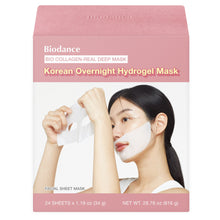 Mascarilla facial profunda Biodance Bio-Collagen Real Deep Mask, paquete de 24 unidades