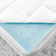 Bodipedic 4" Hybrid Memory Foam and Fiber Mattress Topper