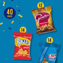 Bugles, Chex Mix & Gardetto Variety Pack Snacks, 40 pk.