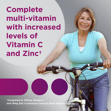 Centrum Silver Multivitamínico para mujeres mayores de 50 años con vitaminas B, C, D3 y E, 100 unidades
