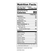 Leche en polvo desnatada instantánea Chef's Banquet (300 raciones en total)