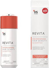 Champú DS Laboratories Revita Extra Strength Density, anticaída, antiadelgazamiento del cabello, con Nanoxidil al 5%, paquete de 2 unidades