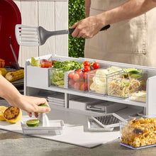 Dash Prepdeck, Includes 8 Prepping Tools, 14 Containers, and Cutting Board