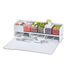 Dash Prepdeck, Includes 8 Prepping Tools, 14 Containers, and Cutting Board