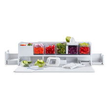 Dash Prepdeck, Includes 8 Prepping Tools, 14 Containers, and Cutting Board