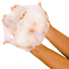 Descubre la mascarilla facial nocturna hidratante de seda con ácido hialurónico (paquete de 10).