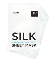 Discover NIGHT Hydrating Silk Hyaluronic Acid Sheet Mask 10-pack