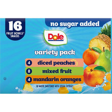 Dole No Sugar Added Mixed Fruit Variety Pack, 4 oz., 16 pk.