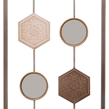 Elements Set of 2 Metal Geometric Wall Décor Panels
