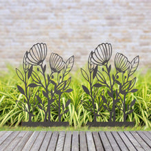 Flower Garden Stakes 2-pack