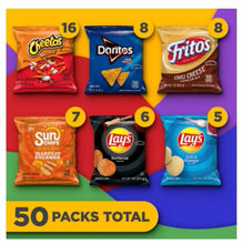 Frito-Lay Mezcla de sabores, paquete variado, 50 unidades.