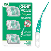 GUM Soft-Picks Advanced Mint, 180-count