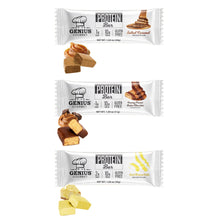 Barritas proteicas gourmet Genius, paquete variado, 30 unidades