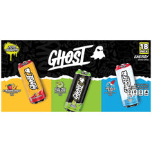 Ghost Energy Drink, Variety Pack, 16 fl oz, 18-count