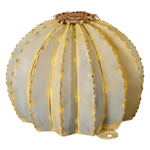 Golden Barrel Torch Sculpture by Desert Steel