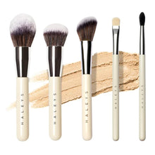 HALEYS Beauty Makeup Brush Set, 5-piece