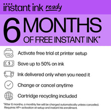 HP DeskJet 4258e Wireless All-in-One Inkjet Printer, 6 Months Instant Ink with HP+