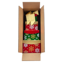 Happy Holidays Snowflake Tower of Sweets 4-Tier Tower, 1.92 lbs Total, Pre-Order