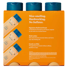 Gel de ducha Harry's Redwood, 473 ml, paquete de 3