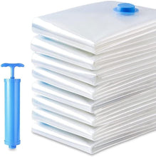 Spacesaver Premium Vacuum Storage Bags, Double-Zip Seal, Triple-Seal Turbo Valve, 80% More Storage, Includes Hand Pump, Roll-Up Design, Pack of 6 in 3 Different Sizes.(49*60cm) (70*100) (60*80cm)